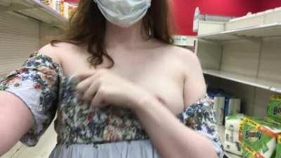 At this rate, Target’s cameras have seen my boobs about a million times now [gif]