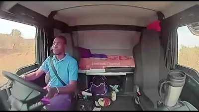 South African truck driver is shot at by roadside bandits