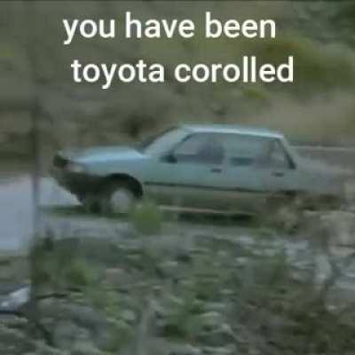How to toyota coroll someone