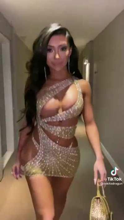 Is this her sexiest outfit by far