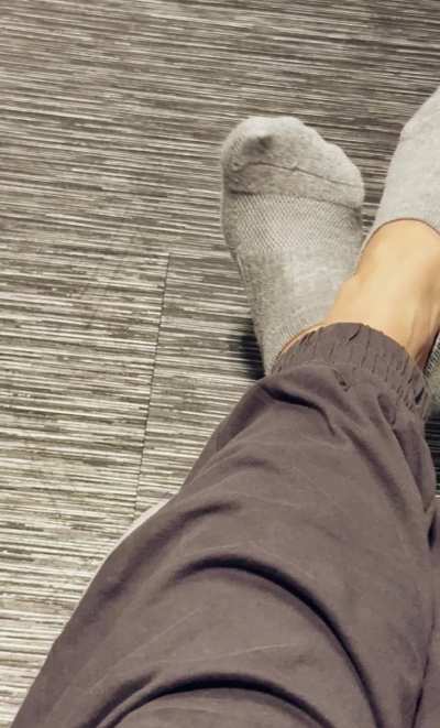 So warm after my workout.