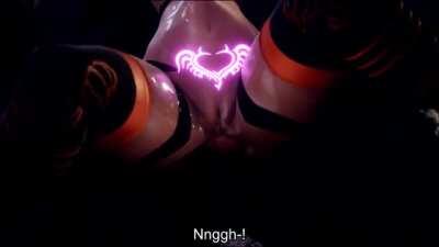 Dark skin cat girl fucks a werewolf ( @The_Big_Green_ )