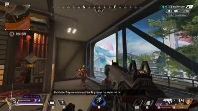 I was doing a Top 3 battle pass mission for Pathfinder. Then...