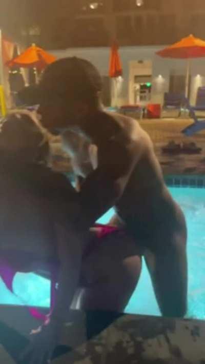 Savannah Bond gets fucked at a pool party