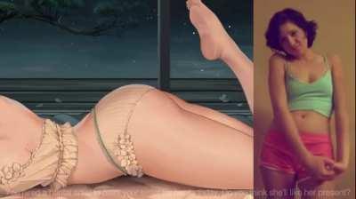 Do you think your big sister will like her birthday present? (artist: yaomiaomiao, girl: Cadey Mercury)