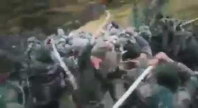 Indian and Chinese armies resolving their border issues ( temporarily) [ undated video, not from the recent clash of Dec 9]