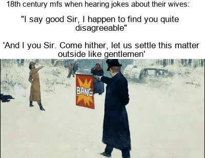 How anyone trusted the other guy to throw away their shot always fascinated me