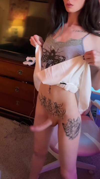 Even girls with big dicks need to be fucked proper!