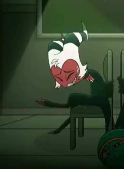 Moxxie tapping GIF I made