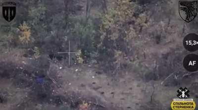 Ukrainian drone operator plays a game of cat and mouse with an invader