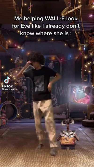 Gee, where could she be Wall-E