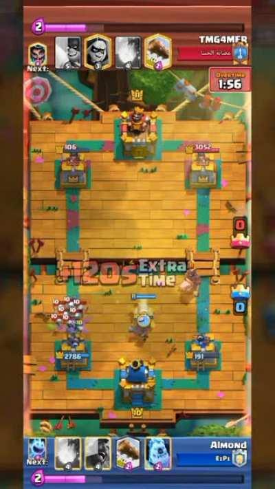 When the opponent celebrated too early