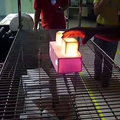 The LI-900 silica tiles used on the Space Shuttle were such poor heat conductors you could grab them with bare hands seconds after pulling them from a 2200 degree oven