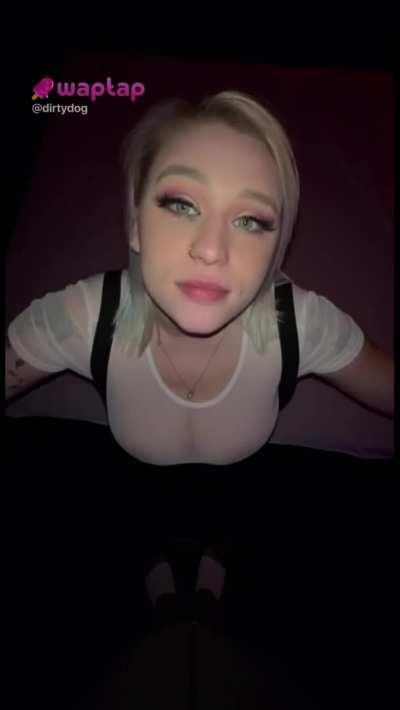 Hot chick to gang bang transition