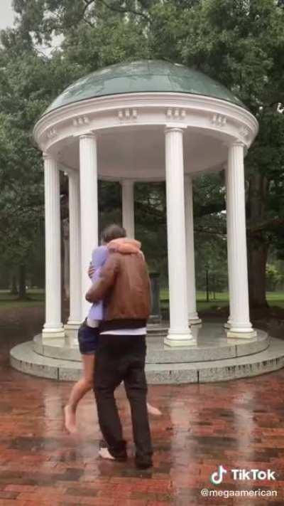 Cute proposal... oh wait