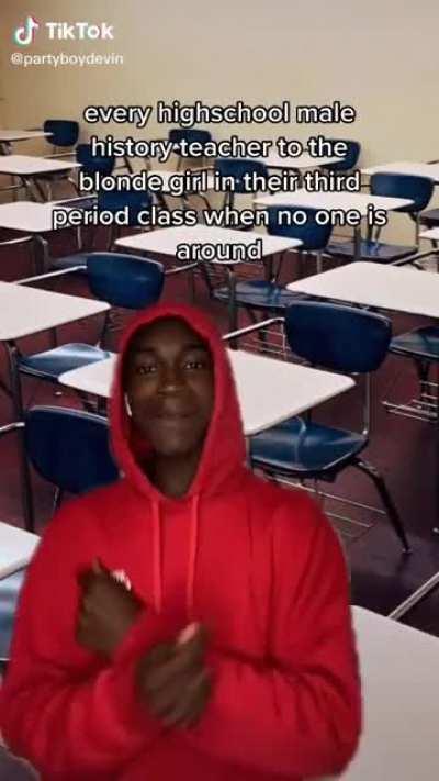 For mine it was second period lol