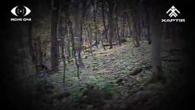 FPV drone operators of the Khartiia Brigade found a russian generator, when checking if it was blown up on the first try, a sign saying 