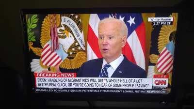 Joe Biden lays it out on immigration. (press conference 20 mins ago)