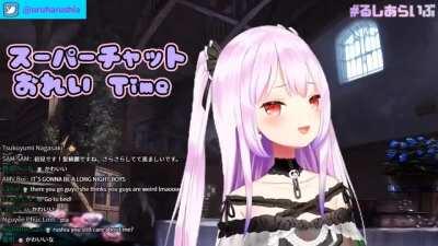 A drunk Rushia refuse to sleep