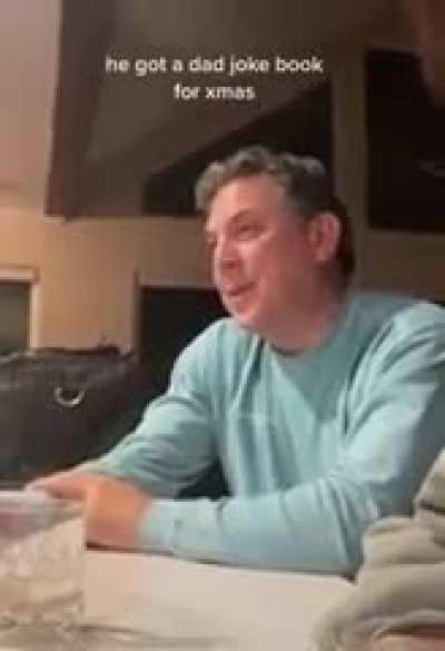 When Dad gets a joke book