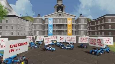 Bad timing to start a little Rocket League protest?