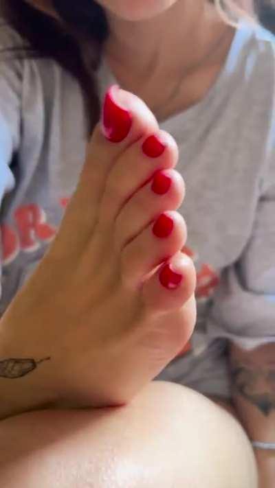 And immediately afterwards I started Licking them 😏💦👅