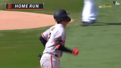 [Highlight] Blake Sabol crushes one 434 feet for his first major league homer