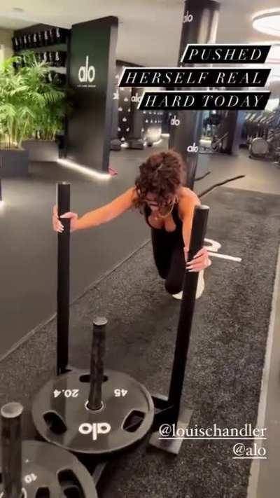 Pushing herself hard 6/27/2023