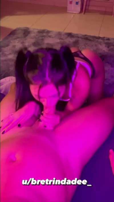 Think you'd nut before I rode you?