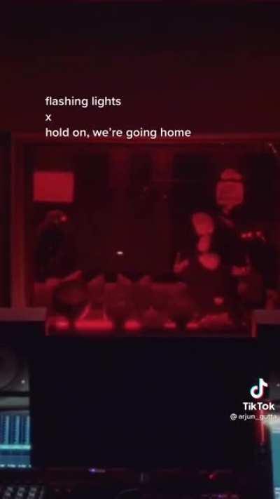 Flashing lights x hold on, we’re going home