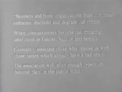 It is all just a little bit of history repeating - Communist playbook