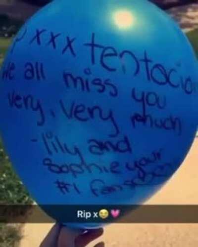 Yea rip that balloon