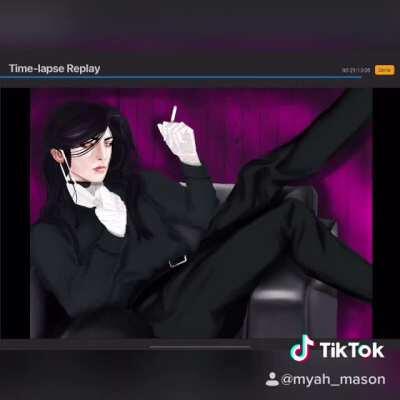 Speed Paint / Tutorial / Progress Video of how I painted Korekiyo (I own the art and vid is from my Tik Tok)