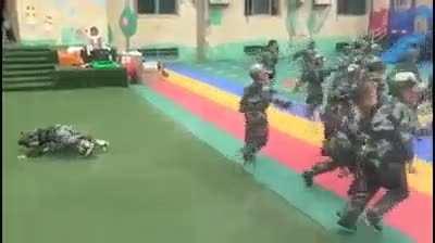 This child not really knowing what it does