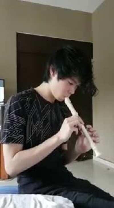 I learned how to play the recorder so I could play Aqua's bgm