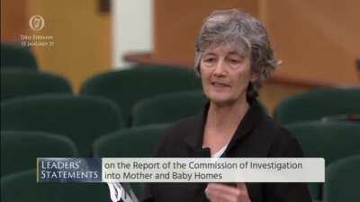 Catherine Connolly in the dáil today, its long but worth a listen
