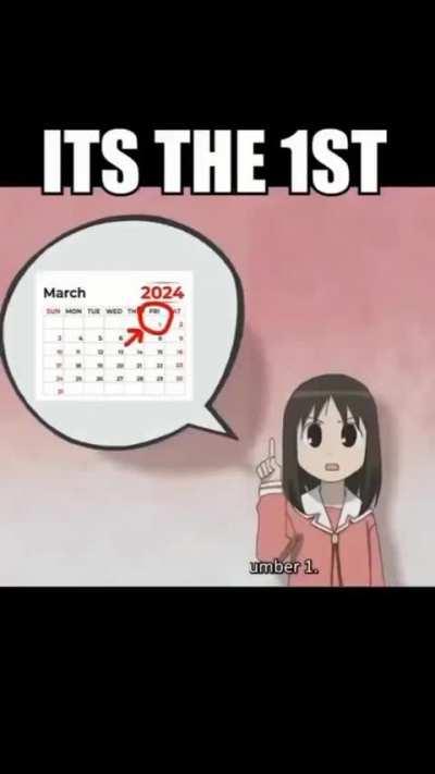 It's not the first of the month but who cares