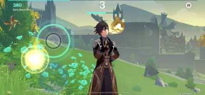 I love how Zhongli doesn’t give a fuck about the event (weird bug).