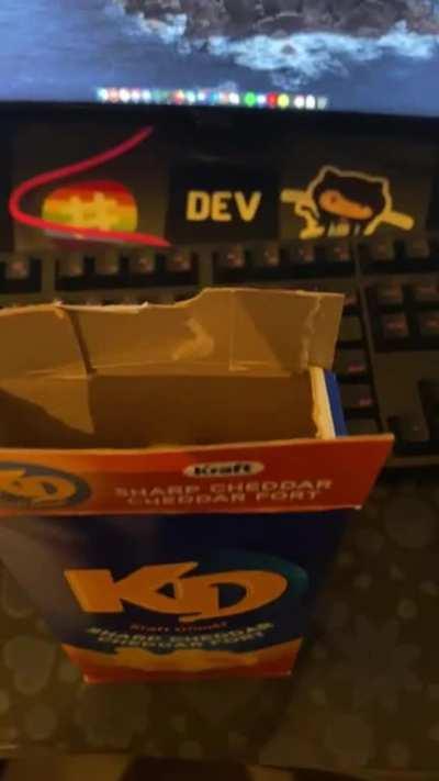 There is a big noodle in my Mac and Cheese box