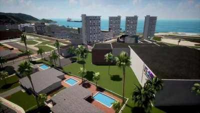 Sunbay City 3D game Open World (ingame video)