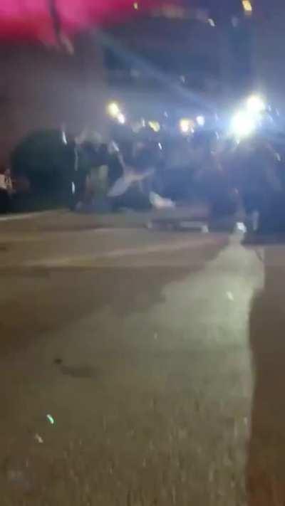 Police opened fire on protesters trying to get help for an injured child