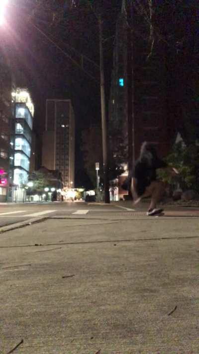 Cartwheeling in public