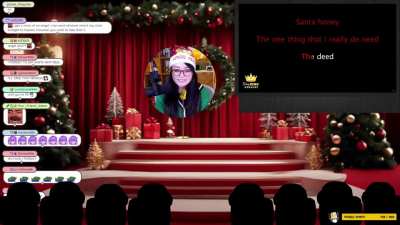 Panda 🐼 Sings Santa Baby ❤️👏❤️ 