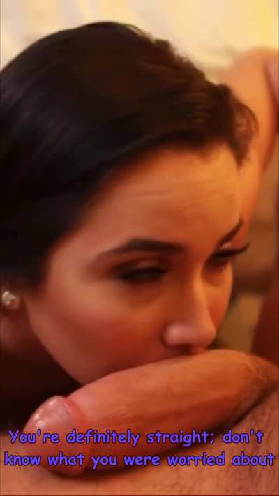 So nice of your bro to help you find out if you're a sissy