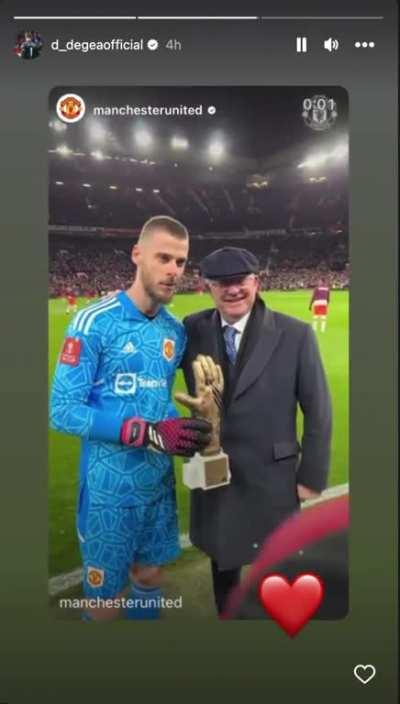 David De Gea shows he is watching Blue Lock!