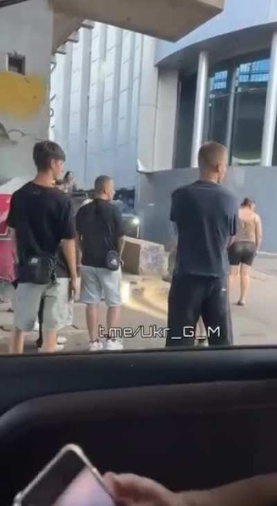 RU POV Forced conscription by beating in Odessa.