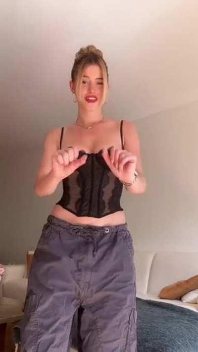 beautiful black corset