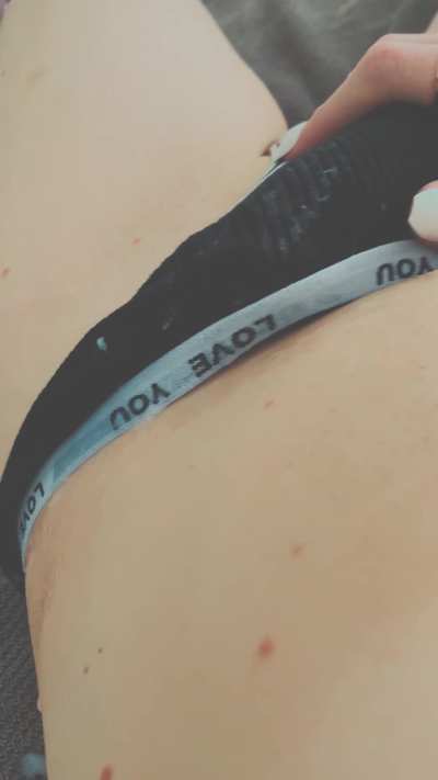 See? This is how I prepare my panties for my boys (hopefully some girls too) before shipping them ☺️💅🏻🍆💦