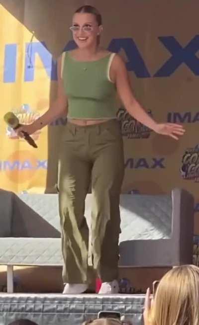 Millie Bobby Brown's bouncing breasts