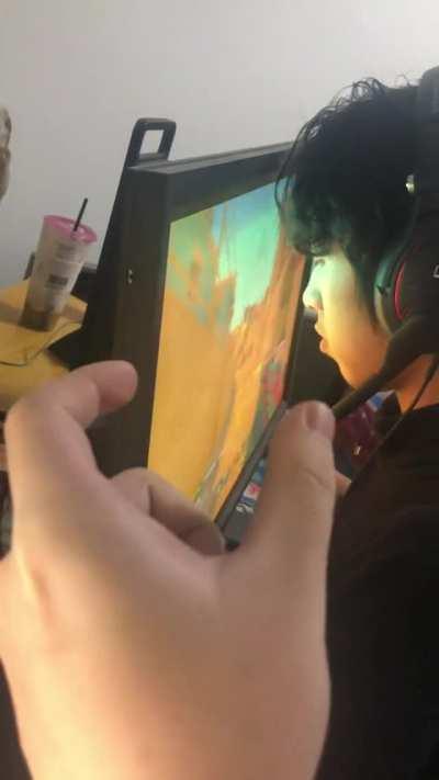 So this is why I will never be as good as him..